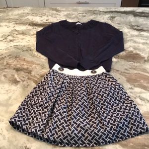 KC Parker girls skirt/sweater - NEW!